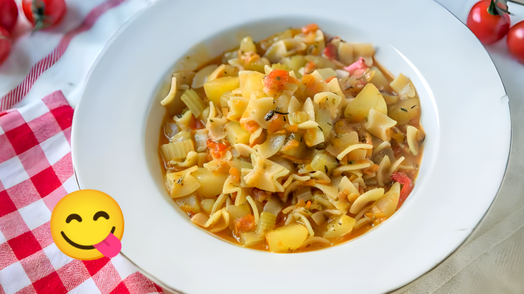 Pasta e patate da leccarsi i baffi"